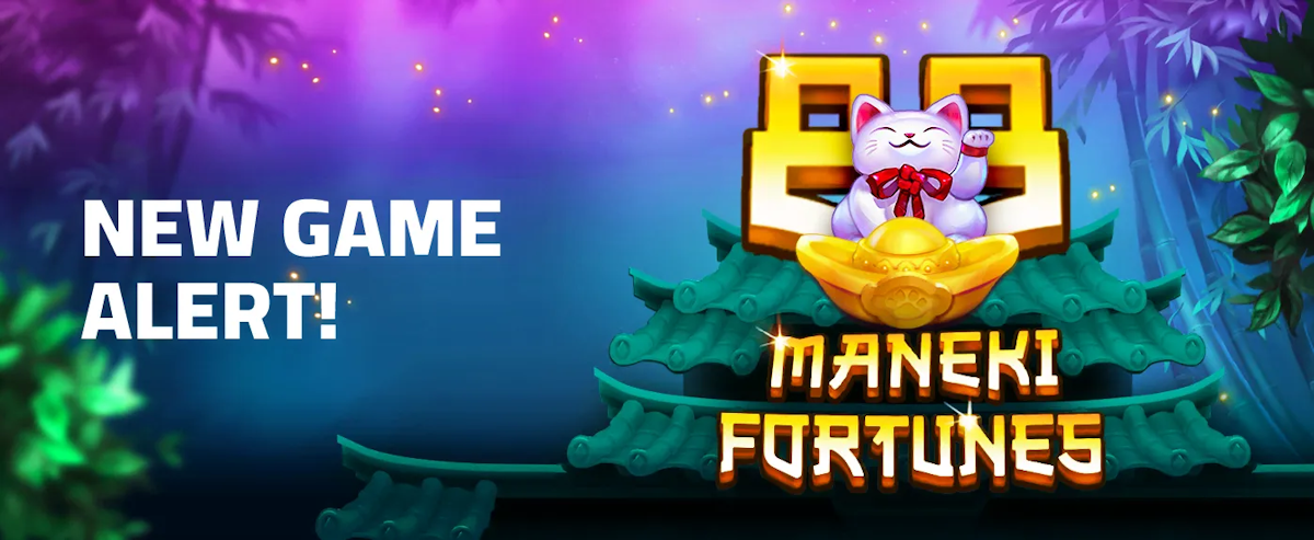 maneki 88 fortunes slot banner