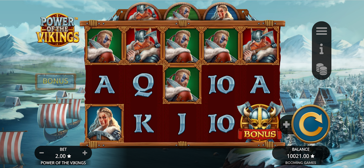 power of the vikings slot base game