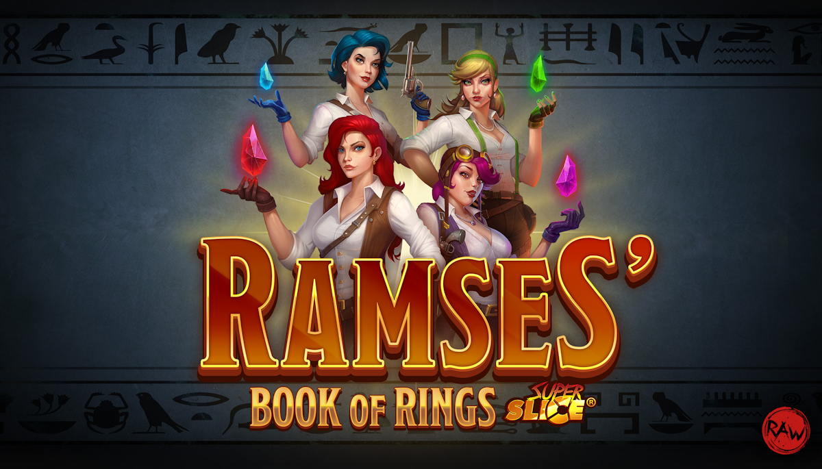 ramses book of rings raw igaming banner