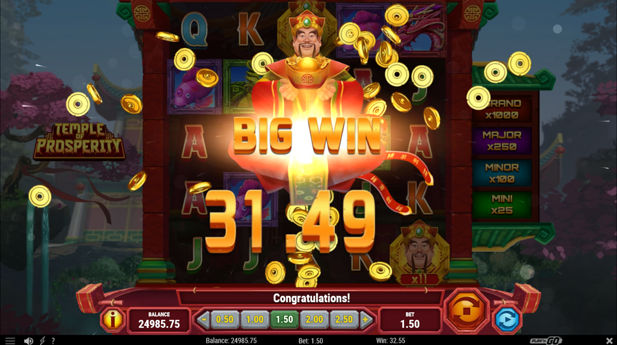 temple of prosperity slot big win