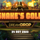 snake gold dream drop slot banner