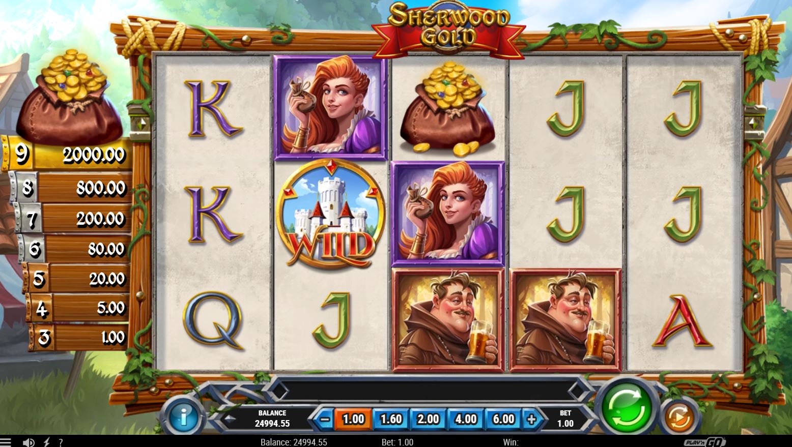 sherwood gold slot game