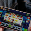playing slots on mobile device