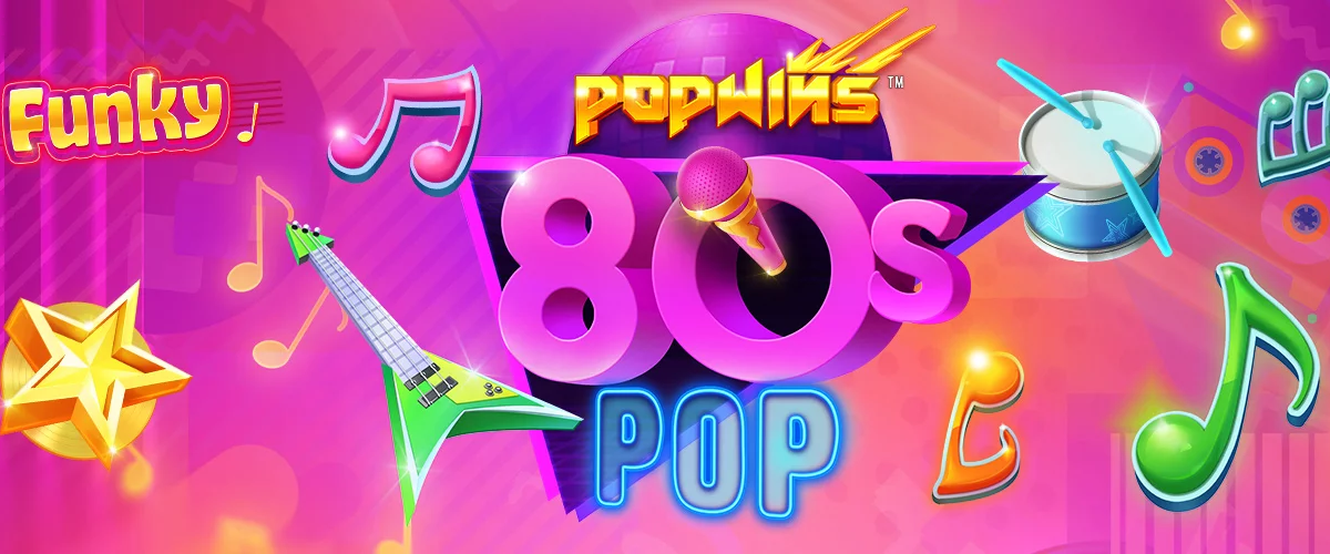 80s pop slot banner by avatarux