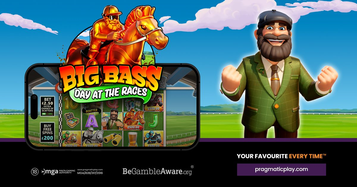 big bass day at the races slot banner