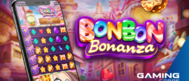 bonbon bonanza slot banner from gaming corps