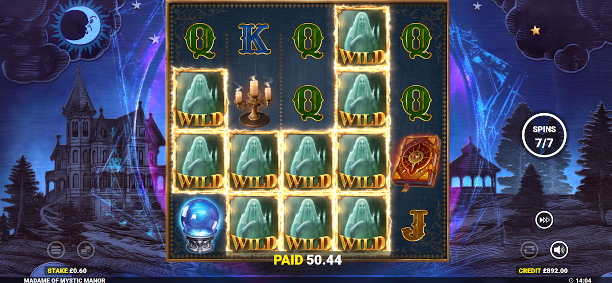 madame of mystic manor slot stacked Wilds by blueprint gaming