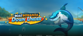 boat bonanza downunder slot banner by play'n go