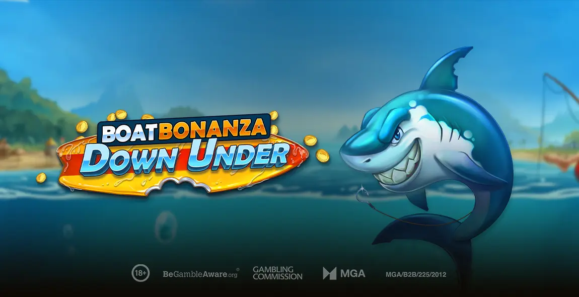boat bonanza downunder slot banner by play'n go