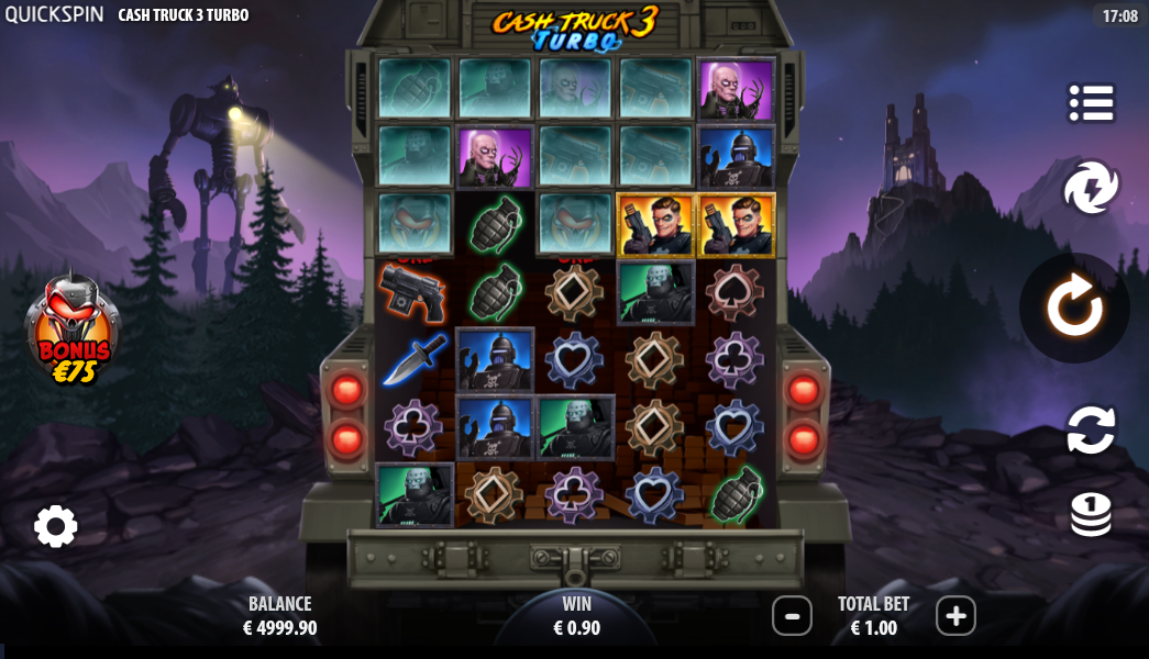 cash truck 3 turbo slot base game by quickspin