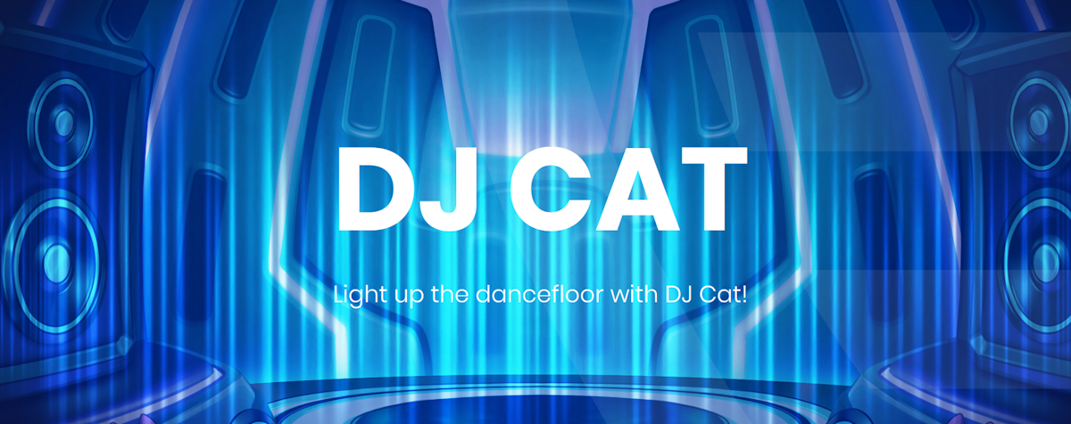 dj cat slot banner from push gaming