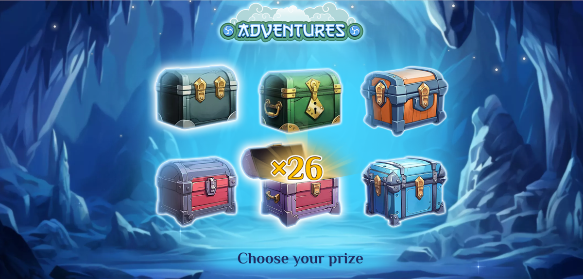 adventures slot pick a box bonus game by bgaming