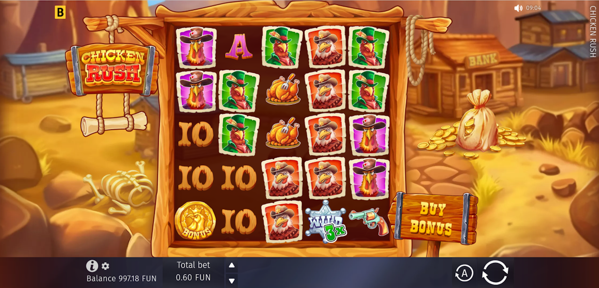 chicken rush slot base game by bgaming