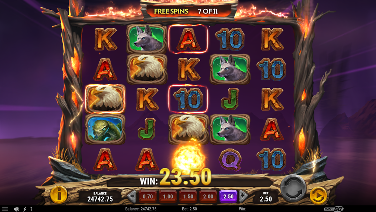 colt lightning firestorm free spins feature by play'n go