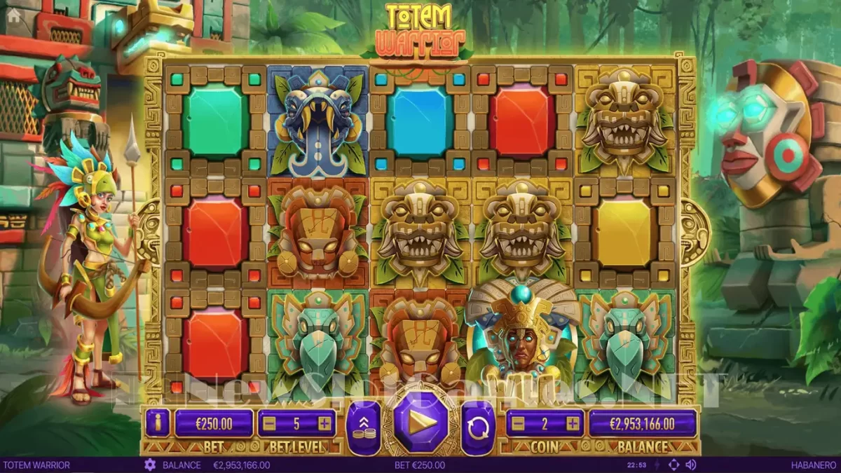 totem warrior slot base game by habanero