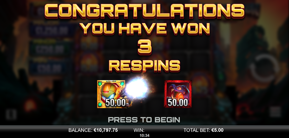 armageddon 10k ways slot respins award by yggdrasil x reelplay