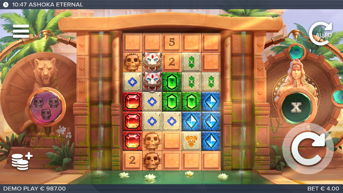 ashoka eternal slot base game by elk studios