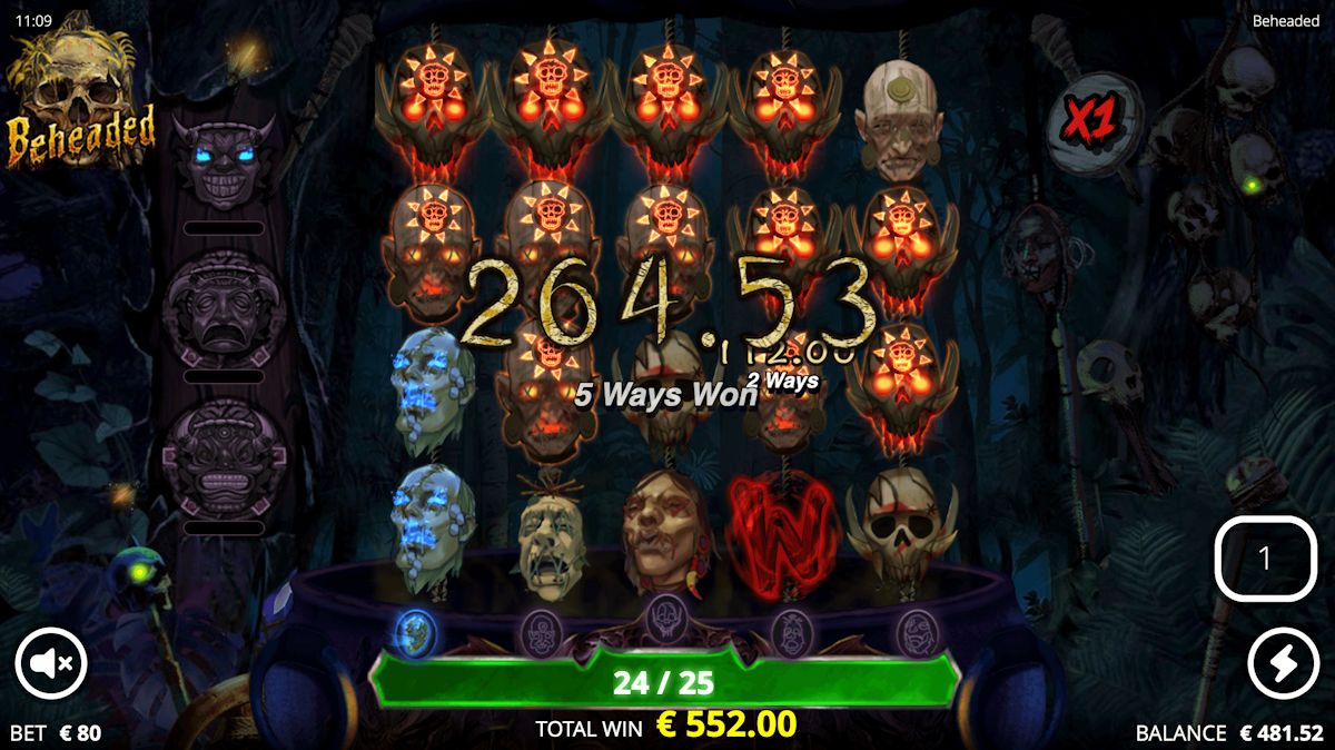 beheaded slot preview base game by nolimit city