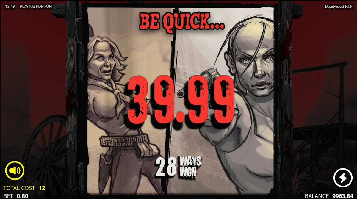 deadwood rip slot base game by nolimit city