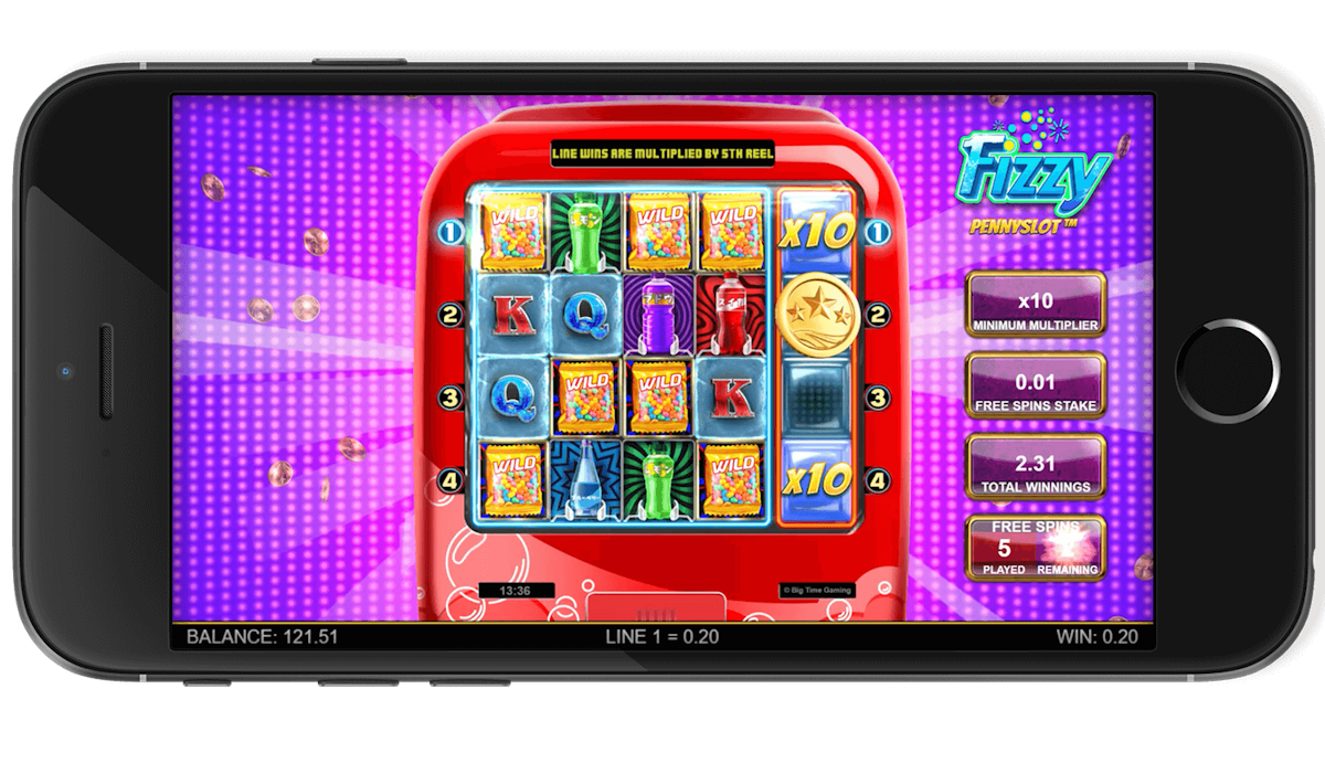 fizzy pennyslot mobile base game by big time gaming