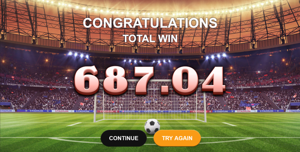 football blast hold and win slot total win screen by kalamba games