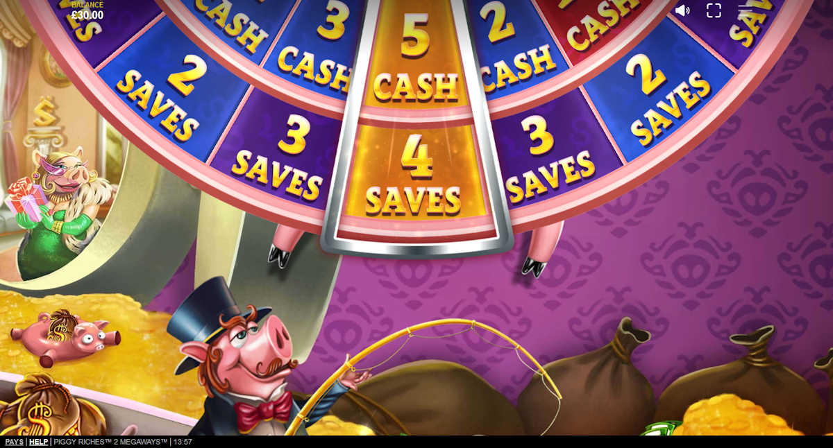 piggy riches 2 megaways slot bonus wheel red tiger x netent