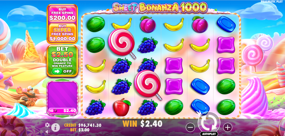 sweet bonanza 1000 slot base game by pragmatic play