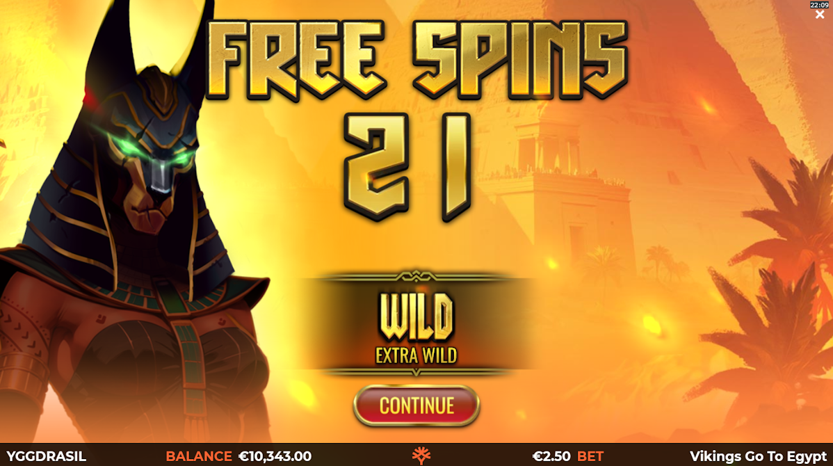vikings go to egypt wild fight slot tree spins award by yggdrasil