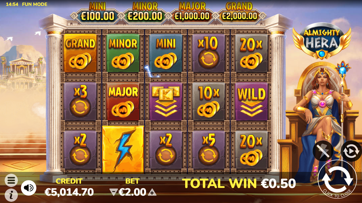 almighty hera slot bonus feature selector by indigo magic