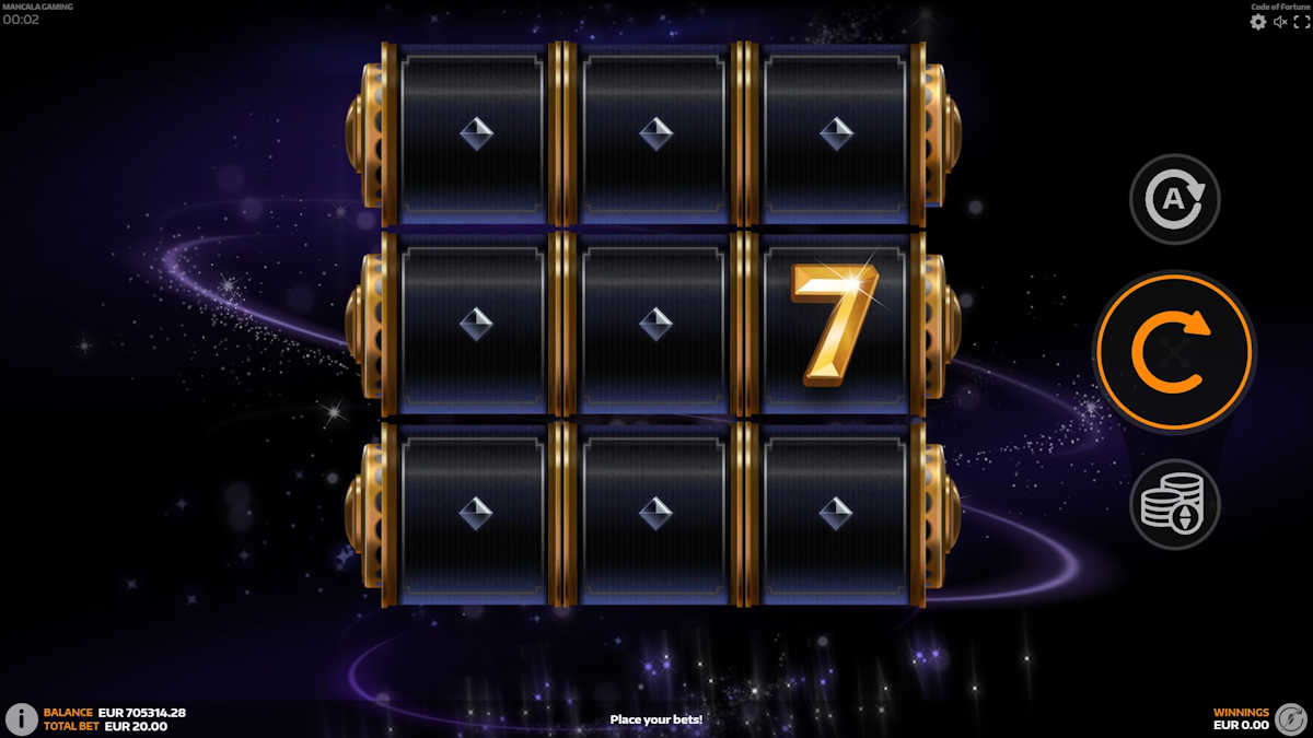 code of fortune slot base game by mancala gaming