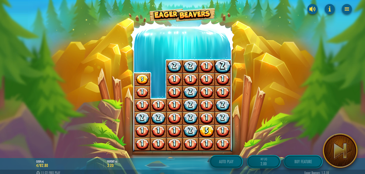 eager beavers slot bonus round by thunderkick