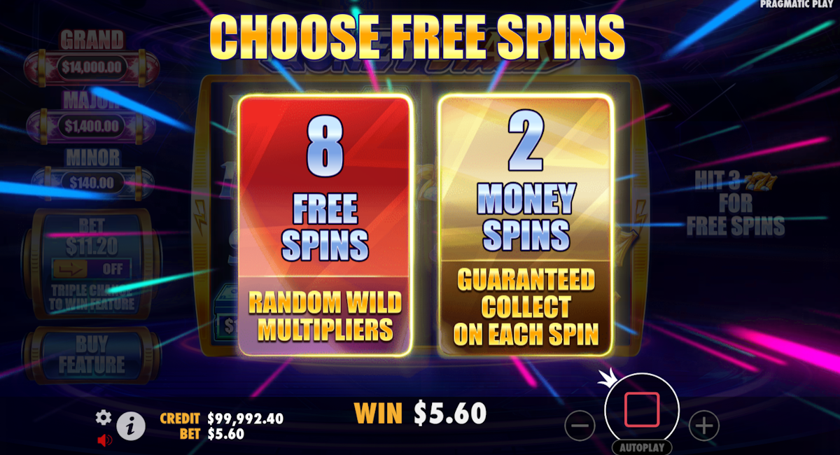 money stacks slot bonus feature award by pragmatic play