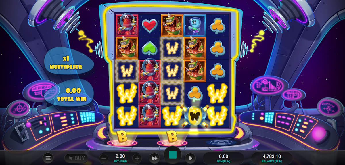 space attacks dream drop slot bonus round by relax gaming