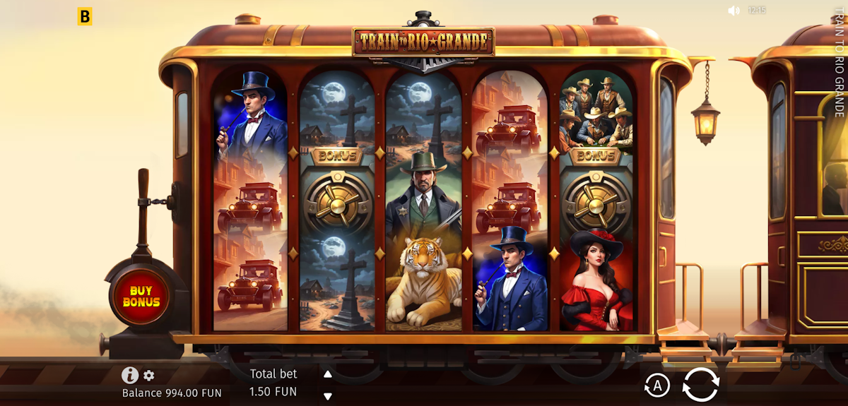 train to rio grande slot base game by bgaming