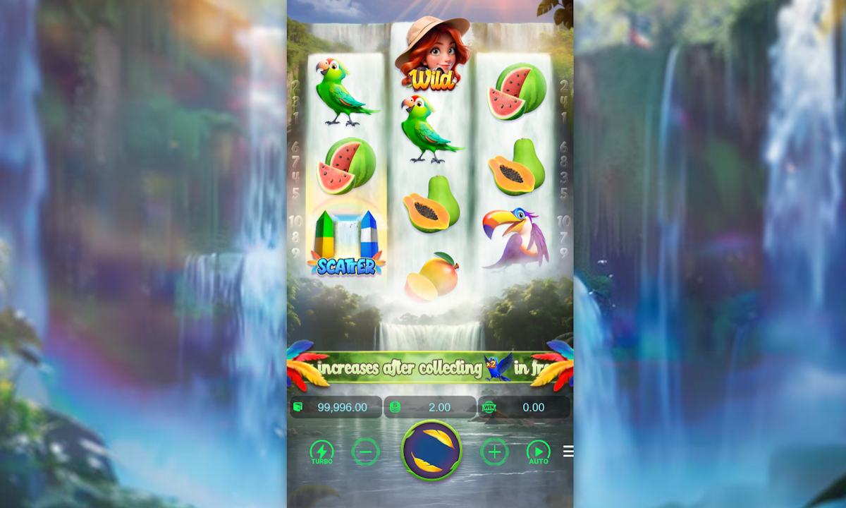 wings of iguazu slot base game by pg soft