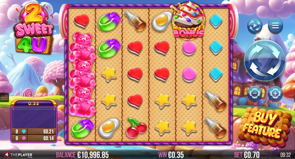 2 sweet 4 u slot base game by 4 the player