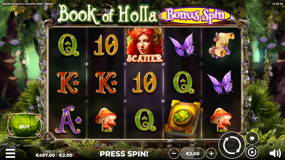book of holla slot base game by holle games