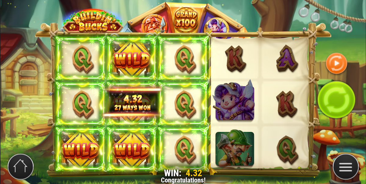 buildin' bucks slot wilds win by play'n go