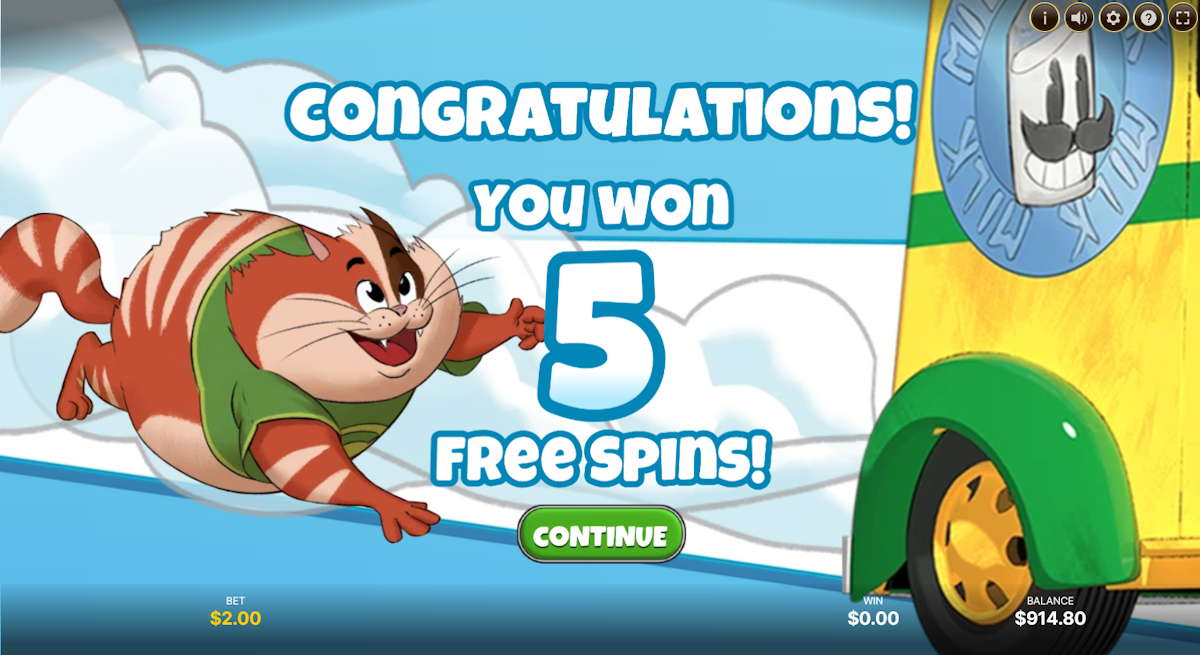 cornelius milk hunter slot free spins award by netent
