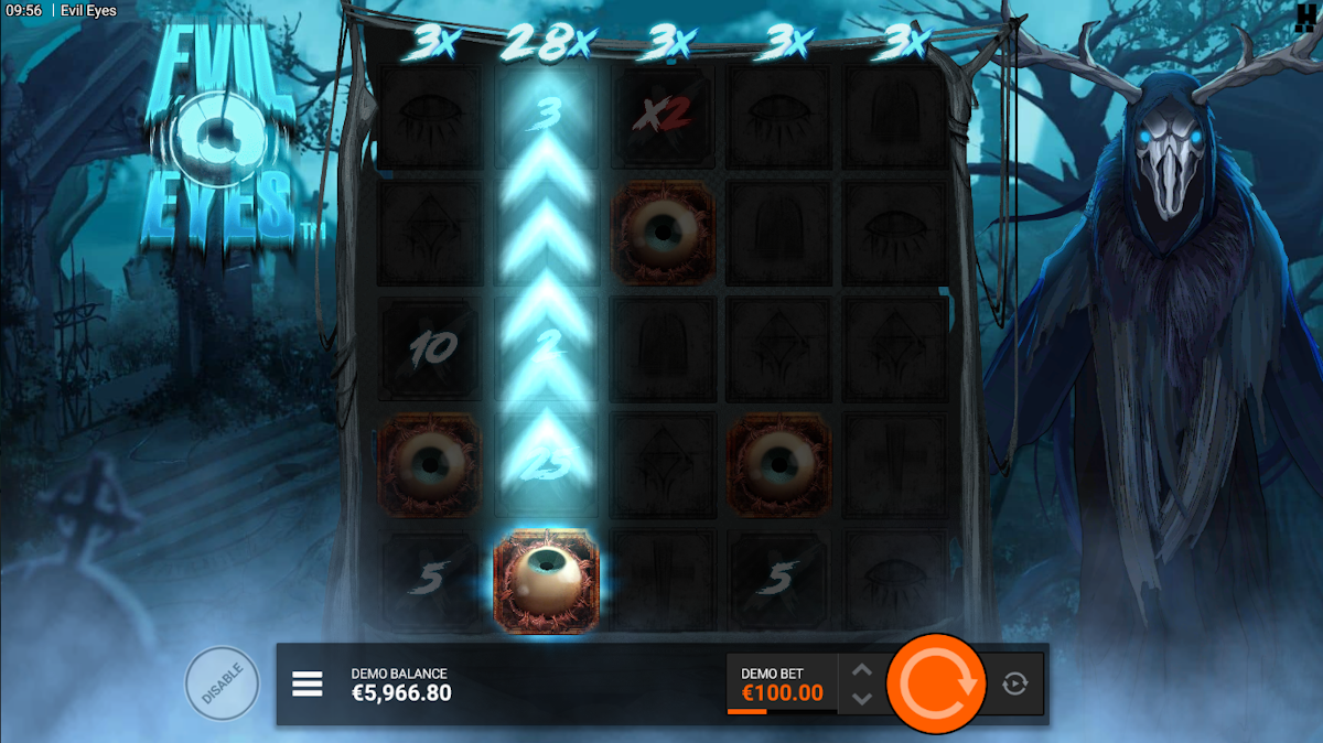 evil eyes slot evil eyes feature by hacksaw gaming