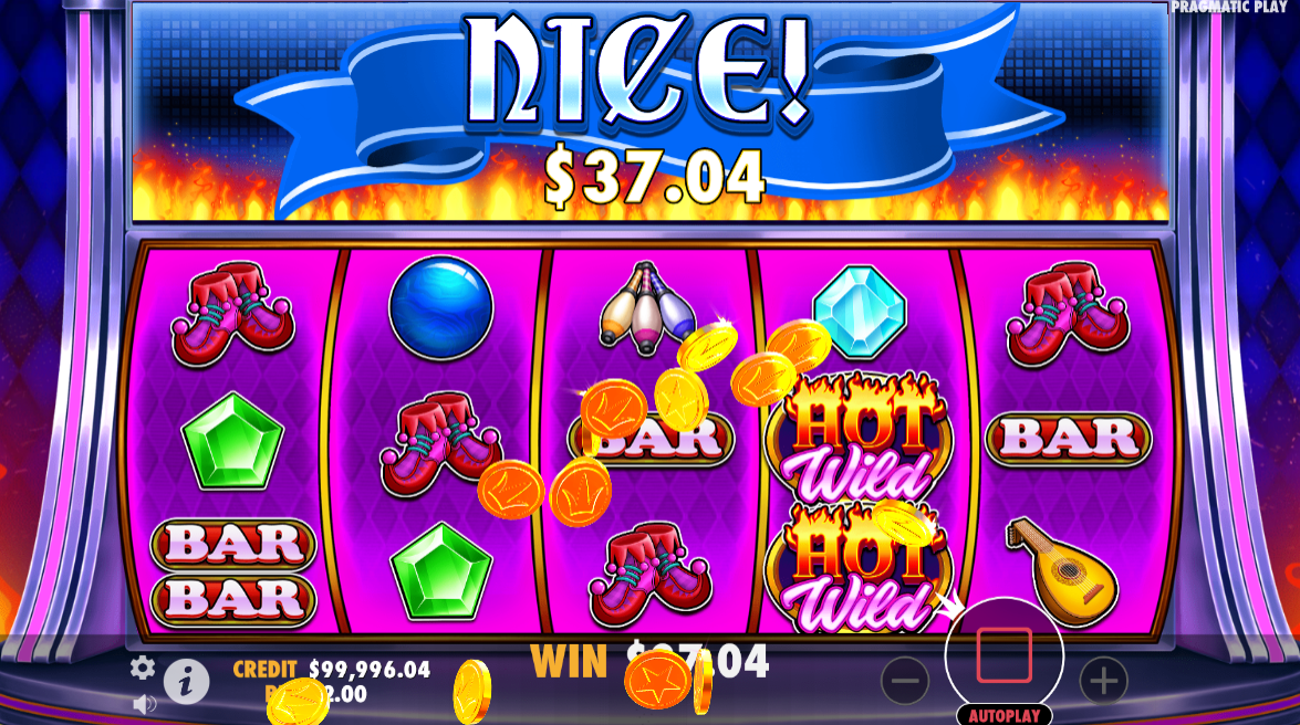 jokers jewels hot slot nice win screen by pragmatic play