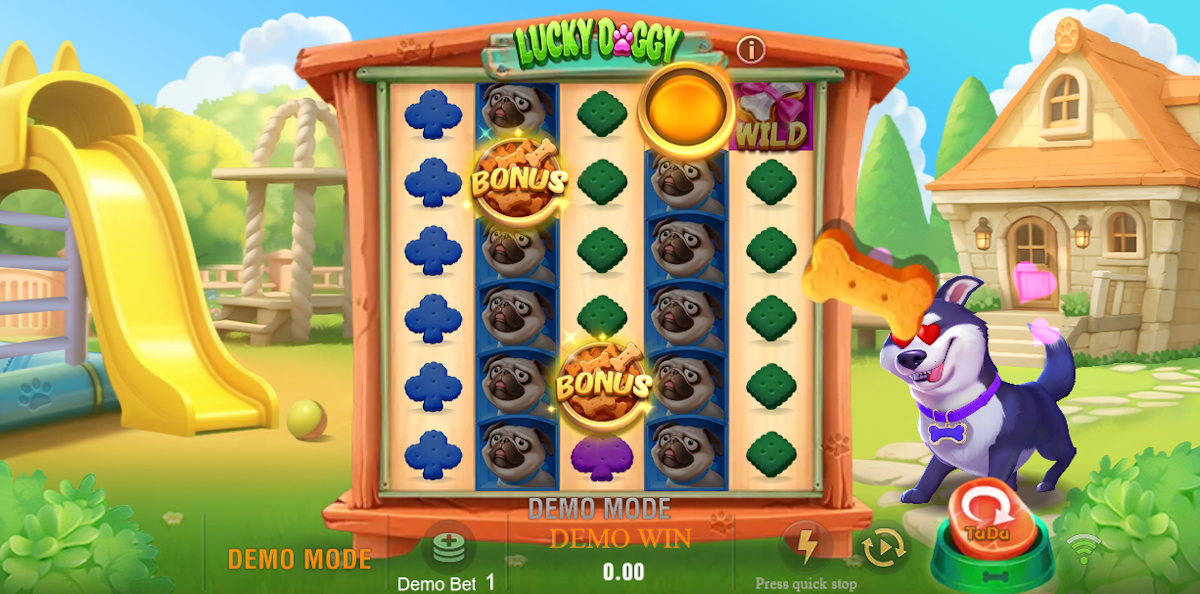 lucky doggy slot bonus round trigger by tada gaming