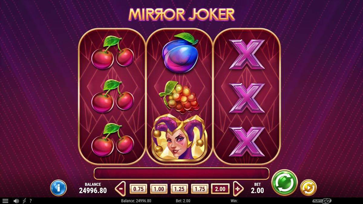 mirror joker slot base game by play'n go