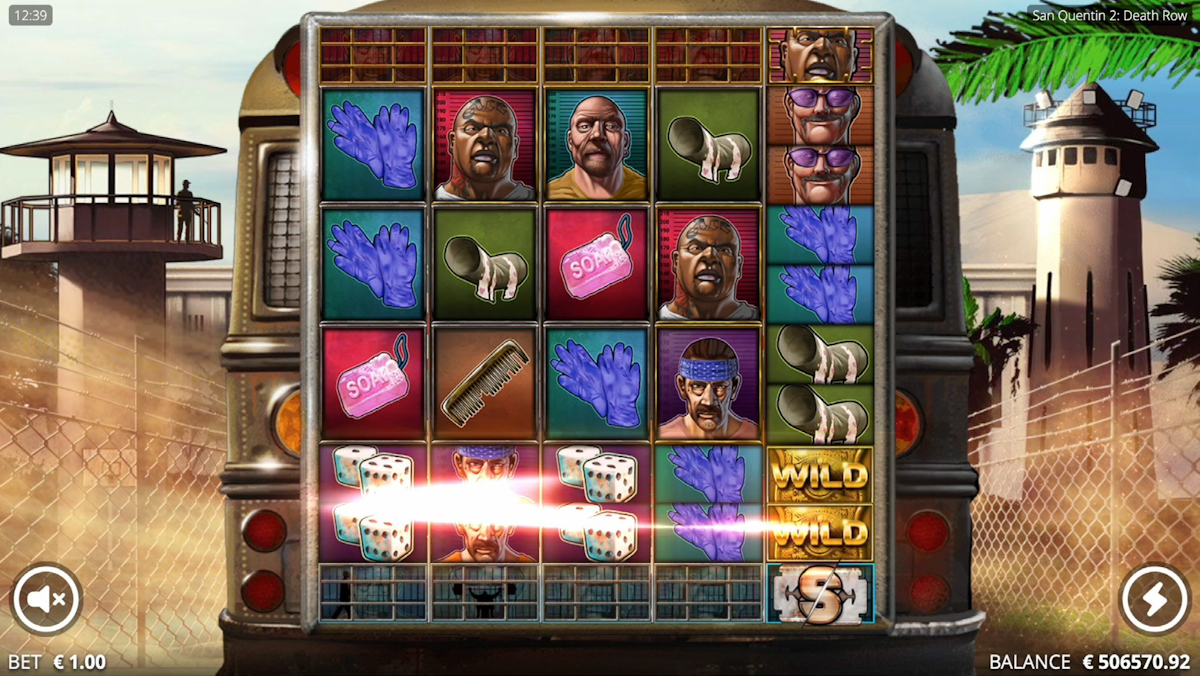 San Quentin 2 death row slot base game activity by NoLimit City
