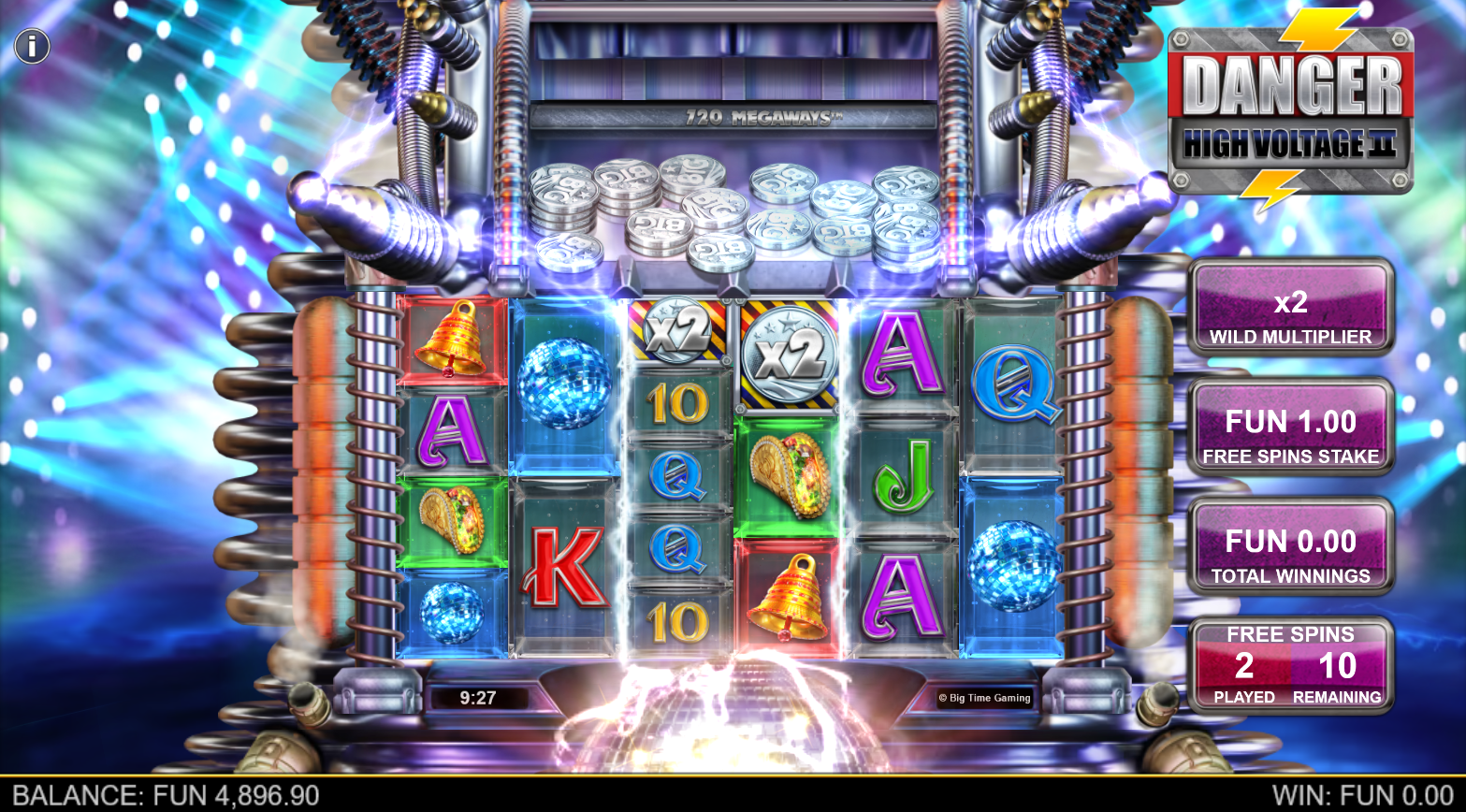 danger high voltage 2 slot bonus round feature by big time gaming