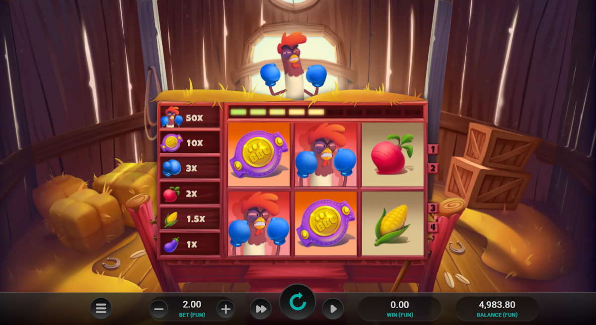 feather fury slot base game by relax gaming