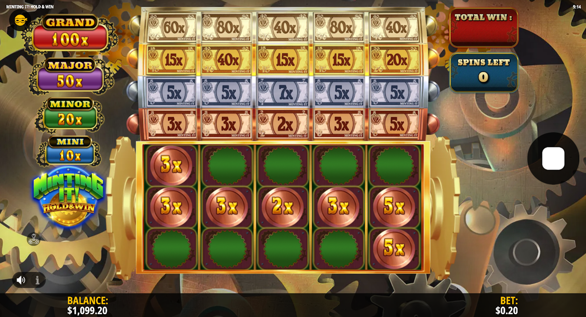 minting it hold and win slot bonus feature by igt play digital