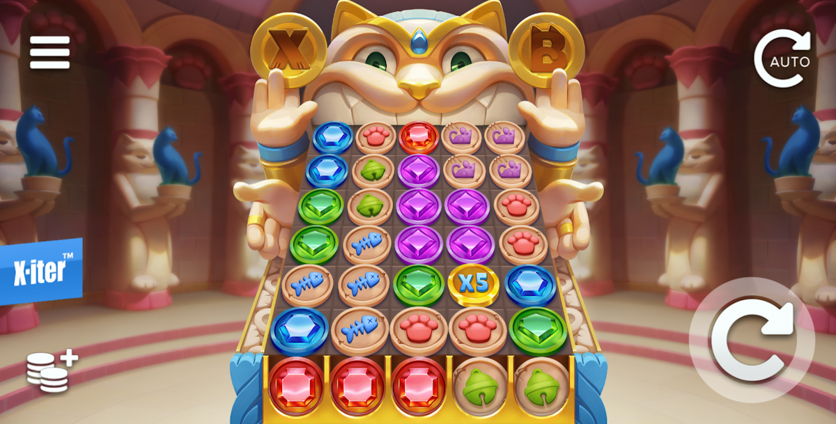 catemple slot base game by elk studios