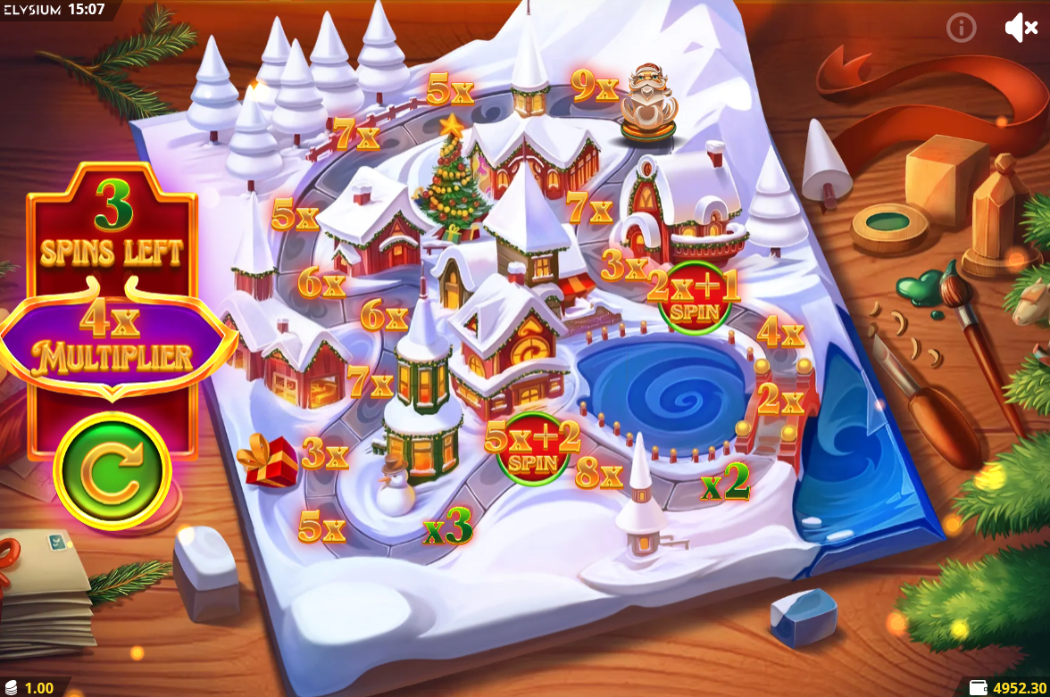 chessmas slot bonus feature by elysium studios