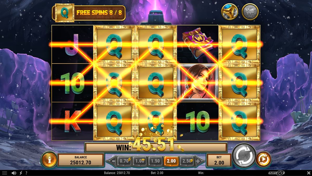 wildest gambit slot free spins feature by play'n go